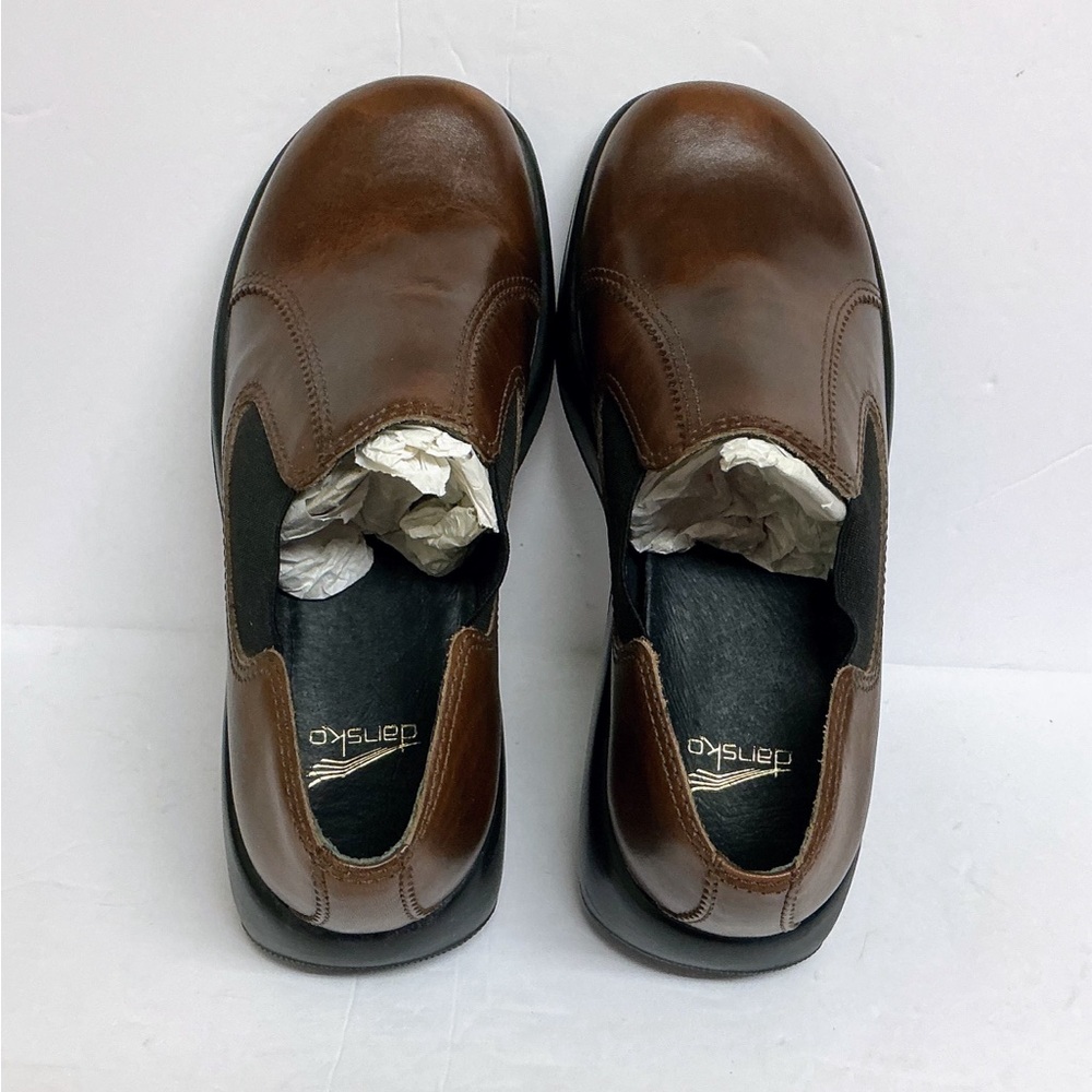 Dansko Unworn Brown Leather Slip-On Loafers Size 5.5/6